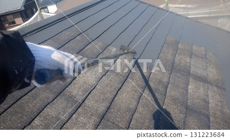Exterior wall painting 131223684