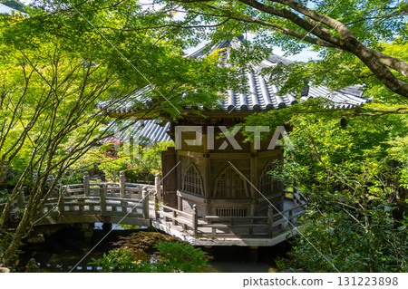 Wooden pavilion at Daisho-in Temple, Miyajima Island, Japan Wooden pavilion at Daisho-in Temple, Miyajima Island, Japan 131223898