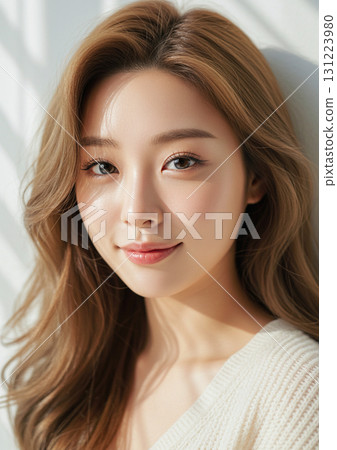 A smiling woman A smiling woman 131223980