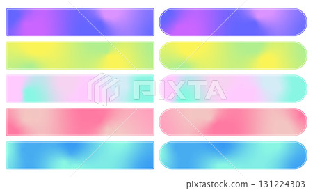 A set of colorful gradient subtitles A set of colorful gradient subtitles 131224303