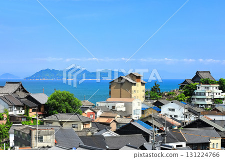 [Hiroshima Prefecture] View of Tomonoura in fine weather 131224766