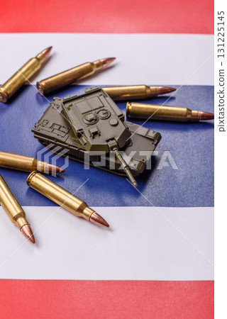 Money, cash of Thailand to fund weapons for war and defense against attack. Baht for war 131225145