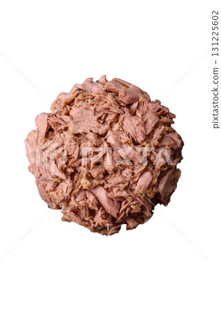 Tuna, canned fish in a can and on a plate for making sandwiches and other food. Canned tuna Tuna, canned fish in a can and on a plate for making sandwiches and other food. Canned tuna 131225602