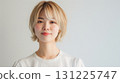 Young blonde fashion model woman 131225747