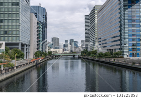 Shibaura, Tokyo - Canal Scenery 131225858