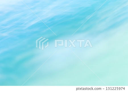 Blue-green abstract background with flowing lines 131225974