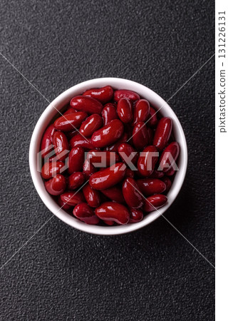 Red beans canned as an ingredient for cooking healthy or vegetarian food. Canned beans Red beans canned as an ingredient for cooking healthy or vegetarian food. Canned beans 131226131