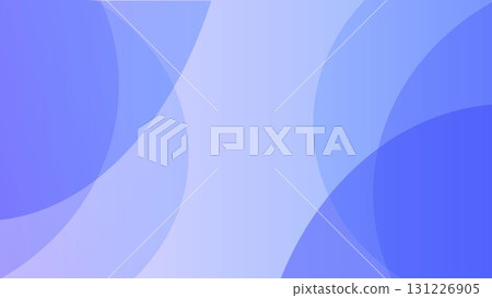 Abstract Blue Overlapping Circles with Gradient 131226905