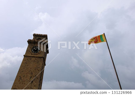Galle, view of the clock tower [Sri Lanka] 131226966