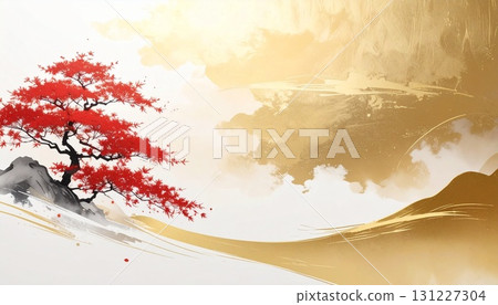 秋季抽象風景畫 秋季抽象風景畫 131227304