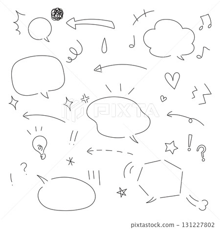 一組氣泡和各種反應 一組氣泡和各種反應 131227802