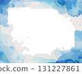 Sky blue paint frame transparent background 01 131227861