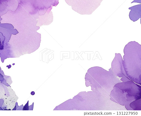 Purple paint frame transparent background 04 131227950