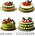 Christmas matcha cake 131228209