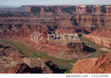 Colorado river view from Dead Horse Point overlook in Canyonlands National Park, Utah, USA Colorado river view from Dead Horse Point overlook in Canyonlands National Park, Utah, USA 131228446