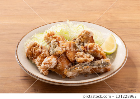 Fried salmon tatsutaage Fried salmon tatsutaage 131228962