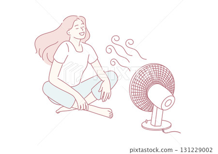 Enjoying cool wind waves concept. Enjoying cool wind waves concept. 131229002