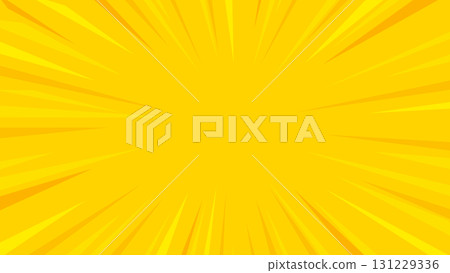 黃色輻射背景 131229336