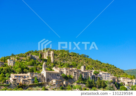 Montbrun les Bains village in France 131229584