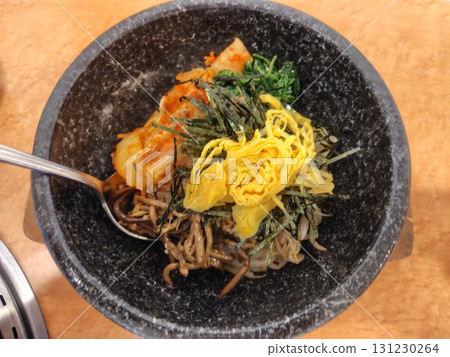 Stone baking bibimbap Stone baking bibimbap 131230264