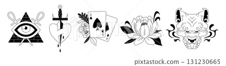 Traditional old school tattoo designs Traditional old school tattoo designs 131230665