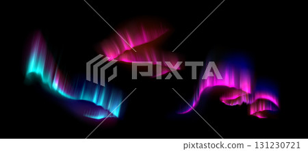 Vibrant aurora with northern lights effect 131230721