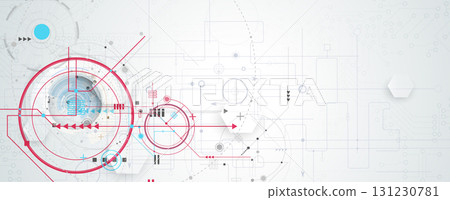 Abstract computer technology and business concept with circuit board Abstract computer technology and business concept with circuit board 131230781