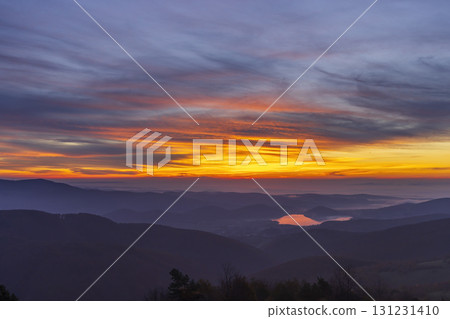 Typical landscape in National park Polana mountains, Slovakia 131231410