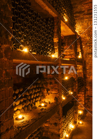 Wine cellars in Ivan, Southern Moravia, Czech Republic Wine cellars in Ivan, Southern Moravia, Czech Republic 131231555