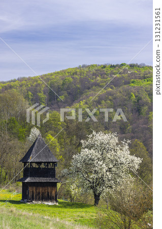 Belfry near Church of St. Martin, Cerin, Polana, Slovakia 131231561