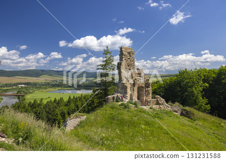 Ruins of Plavec castle near Stara Lubovna, Presov region, Slovakia Ruins of Plavec castle near Stara Lubovna, Presov region, Slovakia 131231588