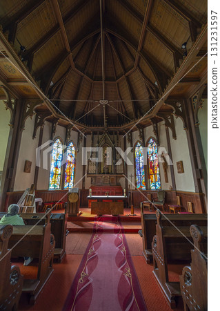 interior of  Church of the Immaculate Conception of the Virgin Mary in Stary Smokovec, High Tatras, Slovakia 131231597