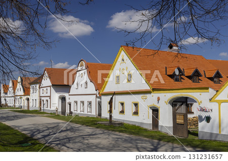 Holasovice village UNESCO site, Southern Bohemia, Czech Republic 131231657