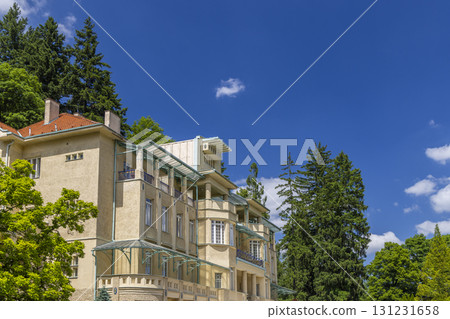 Luhacovice, picturesque spa town in Southern Moravia, Czech Republic 131231658