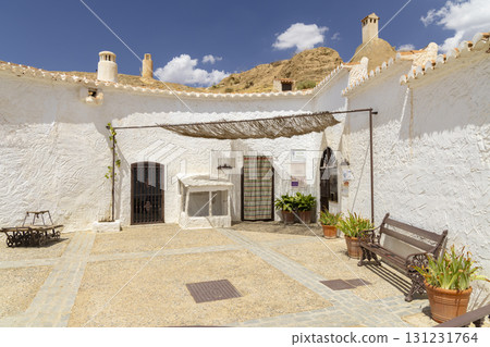 Guadix caves houses (Cuevas de Guadix), Guadix, Province of Granada, Andalusia, Spain 131231764