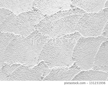A horizontal background image of a dark white-gray earthen wall with trowel marks A horizontal background image of a dark white-gray earthen wall with trowel marks 131231936