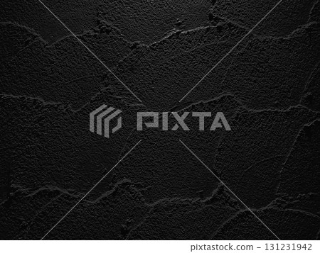 A horizontal background image of a black-gray earthen wall with trowel marks A horizontal background image of a black-gray earthen wall with trowel marks 131231942