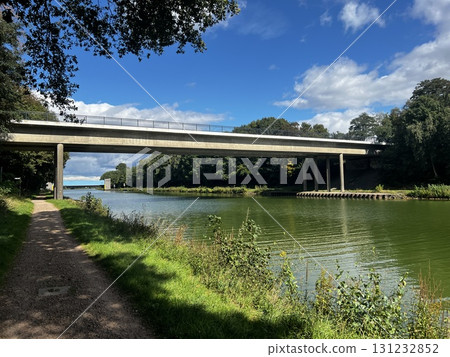water canal near the city of Herstel, Germany 09.15.2025 131232852