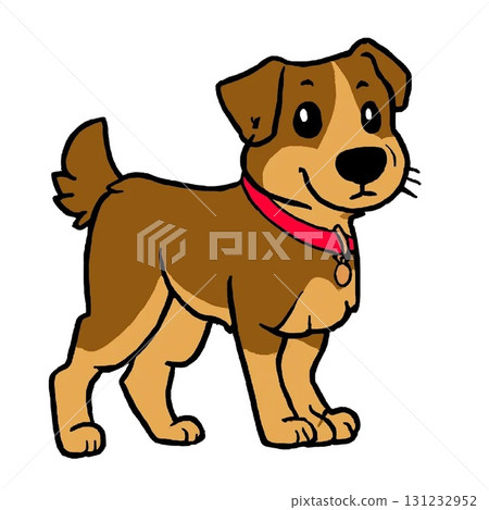 Illustration of a dog 131232952
