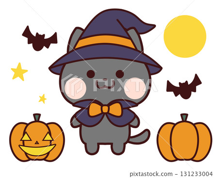 Halloween black cat 131233004
