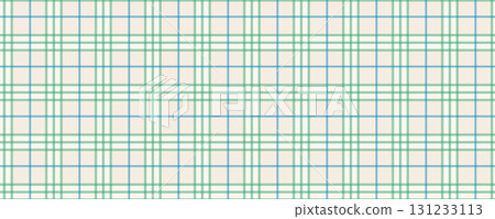 Soft pastel gingham pattern with green and blue hues. Trendy kids tartan plaid fabric design for clothing and accessories. 131233113