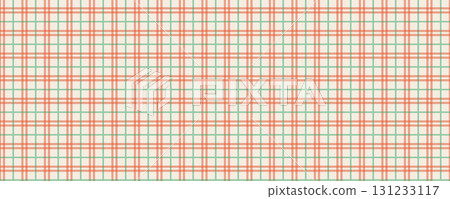 Vintage pastel vichy plaid background. Classic checkered pattern for fabric, wrapping paper, cards, and banners. 131233117