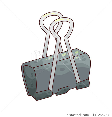 illustration of Binder Clip illustration of Binder Clip 131233287
