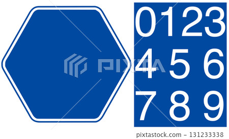 Road sign design parts: Japanese prefectural roads Road sign design parts: Japanese prefectural roads 131233338