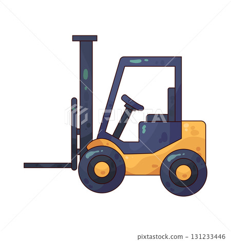 illustration of Forklift  131233446