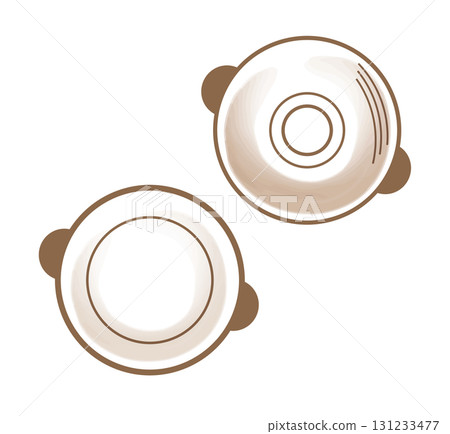 Illustration of a warm hot pot 131233477