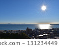 Sea seen from the hill 131234449
