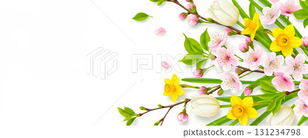 春天的花朵 131234798