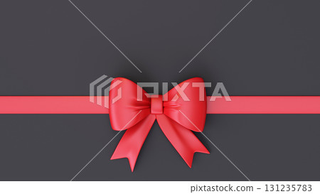 3D backdrop with a red ribbon and bow. Perfect for gifts, holidays, parties, birthdays, weddings, or special events. 3D backdrop with a red ribbon and bow. Perfect for gifts, holidays, parties, birthdays, weddings, or special events. 131235783