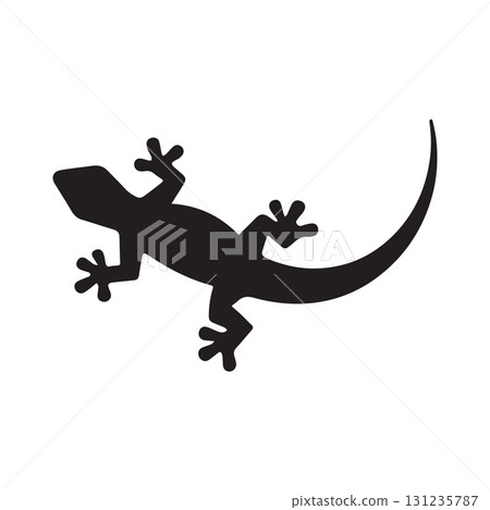 Gecko on roof design symbolizing natural protection and eco-friendly house spirit 131235787
